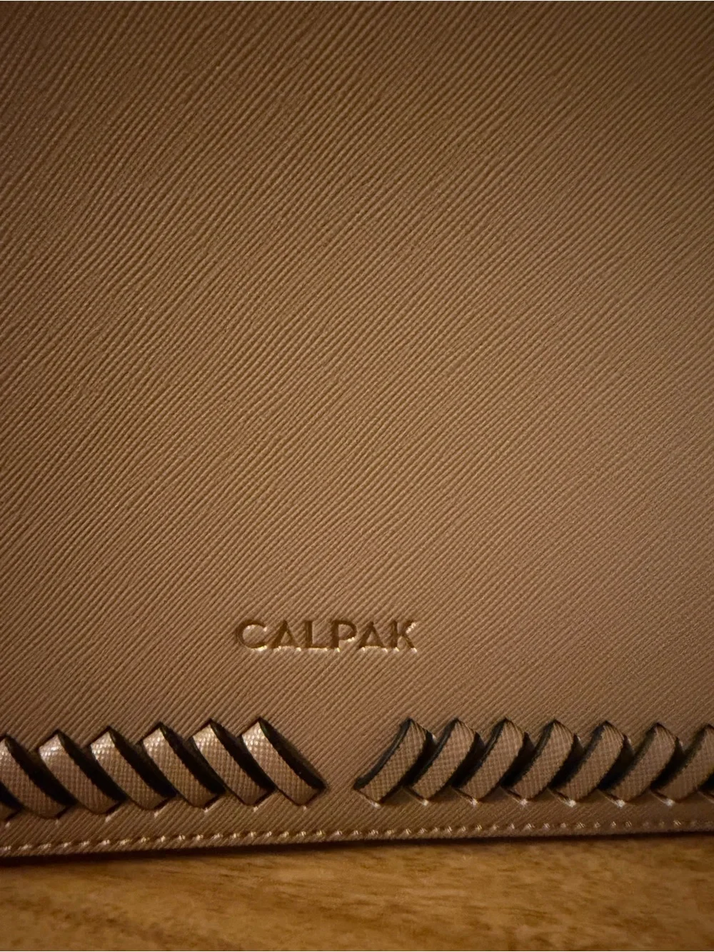 Calpak Caramel Laptop Backpack